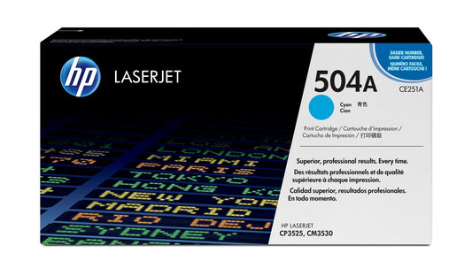 HP CE251A CYAN COLOUR LASERJET TONER