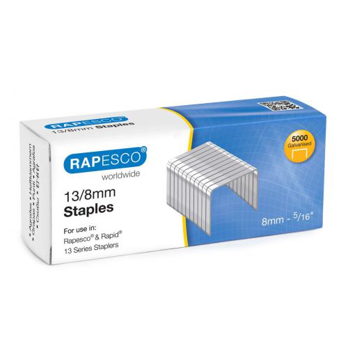 Rapesco 13/8mm Galvanised Staples (Pack 5000) - S13080Z3