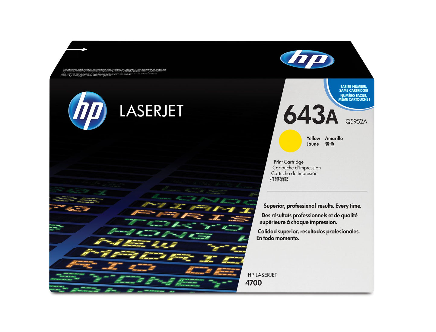 HP Q5952A COLOUR LJET 4700 YELLOW TONER