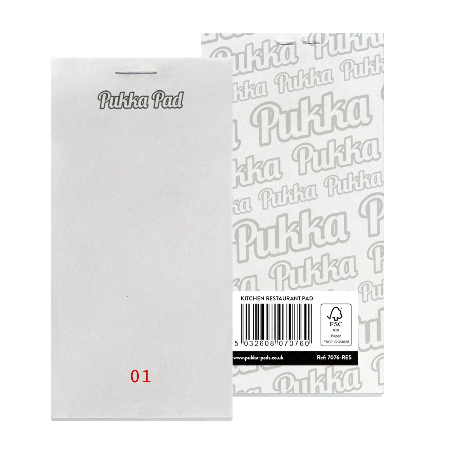 Pukka Kitchen Restaurant Pad 2.5" x 5" (Box 50) FSC Mix