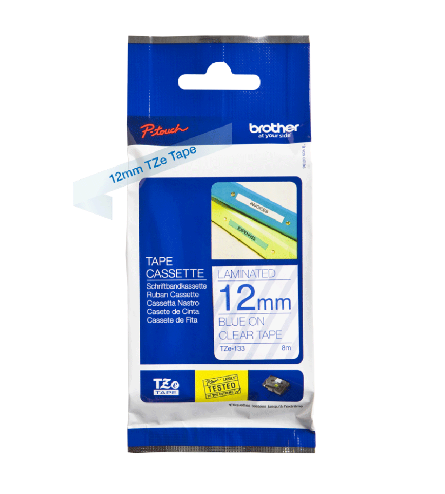 Brother TZE133 PTouch Ribbon 12mm x 8m