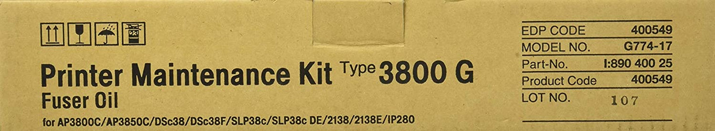 Original Ricoh AP3800G Oil Supply Unit 400549