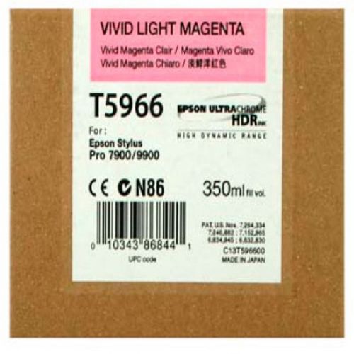 Epson T5966 Vivid Light Magenta Ink 350ml - C13T596600