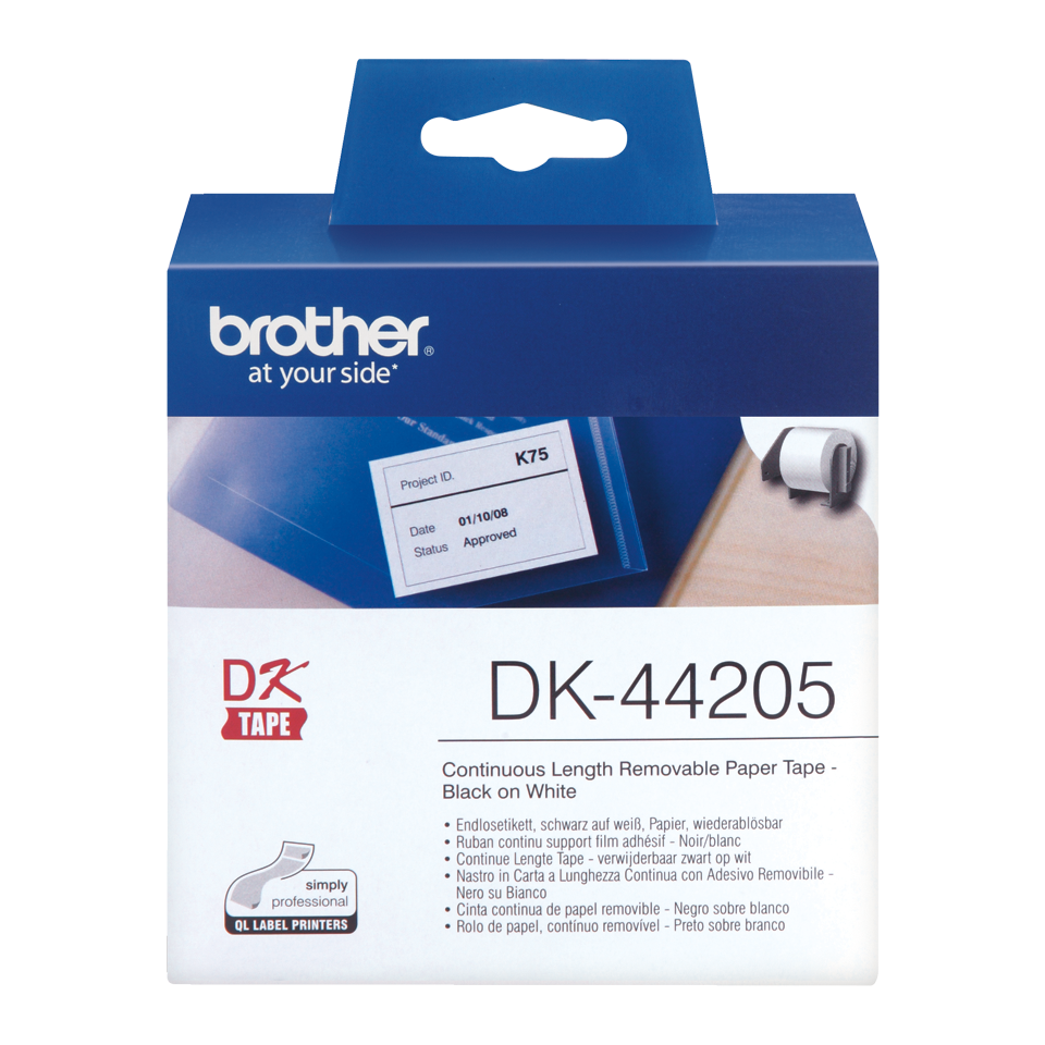 REMOVABLE WHITE PAPER TAPE 62MM X 30.48M