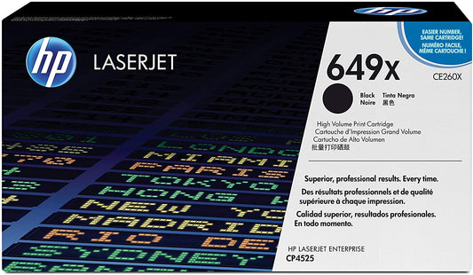 HP CE260X 649X Black Toner 17K