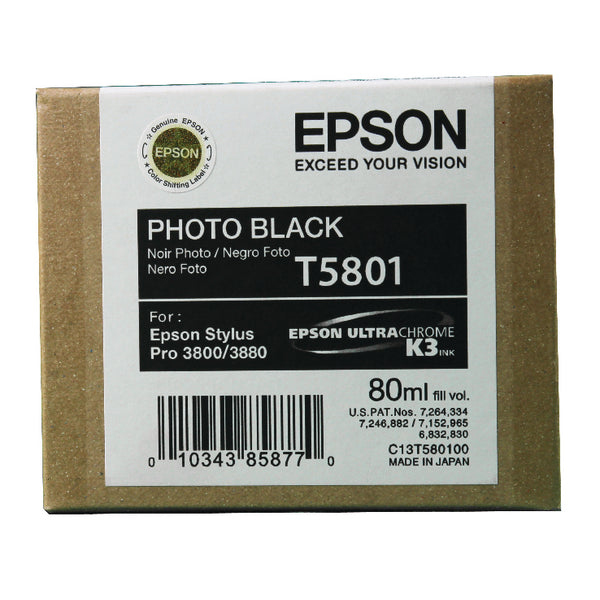 EPSON STYLUS PRO 3800 PHOTO BK 8OML