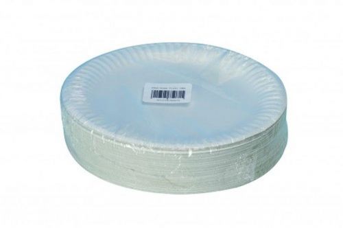 ValueX Paper Plates 9 inch White (Pack 100) - 0511041