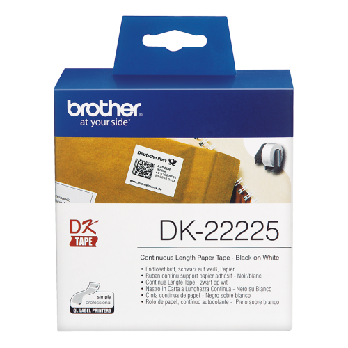 Brother Black On White Paper Roll 38mm x 30m - DK22225