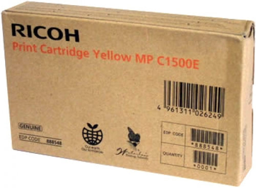 Original Ricoh MPC1500 Yellow Toner Ctg 888548