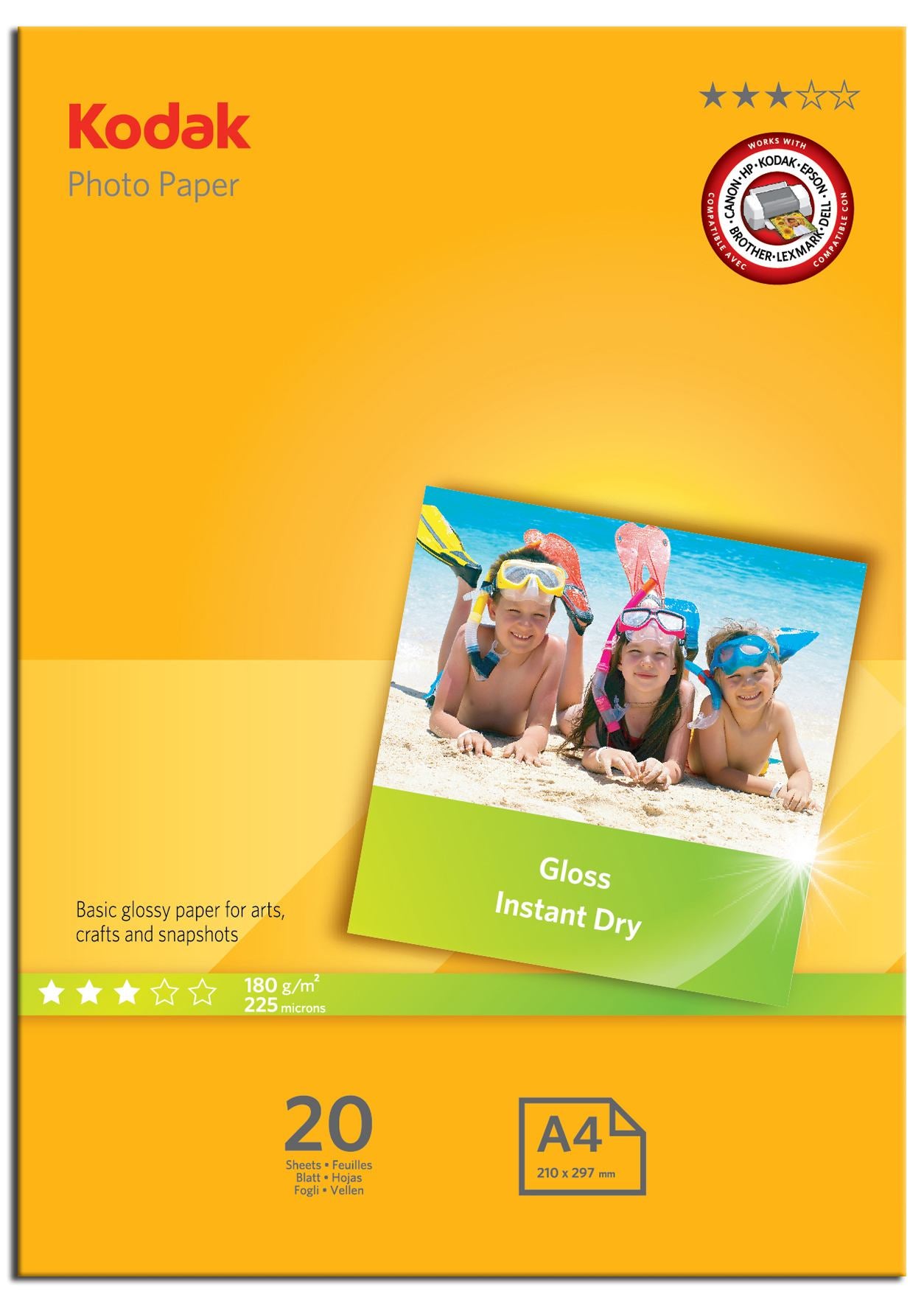 Kodak A4 Gloss 20 Sheets - 5740512