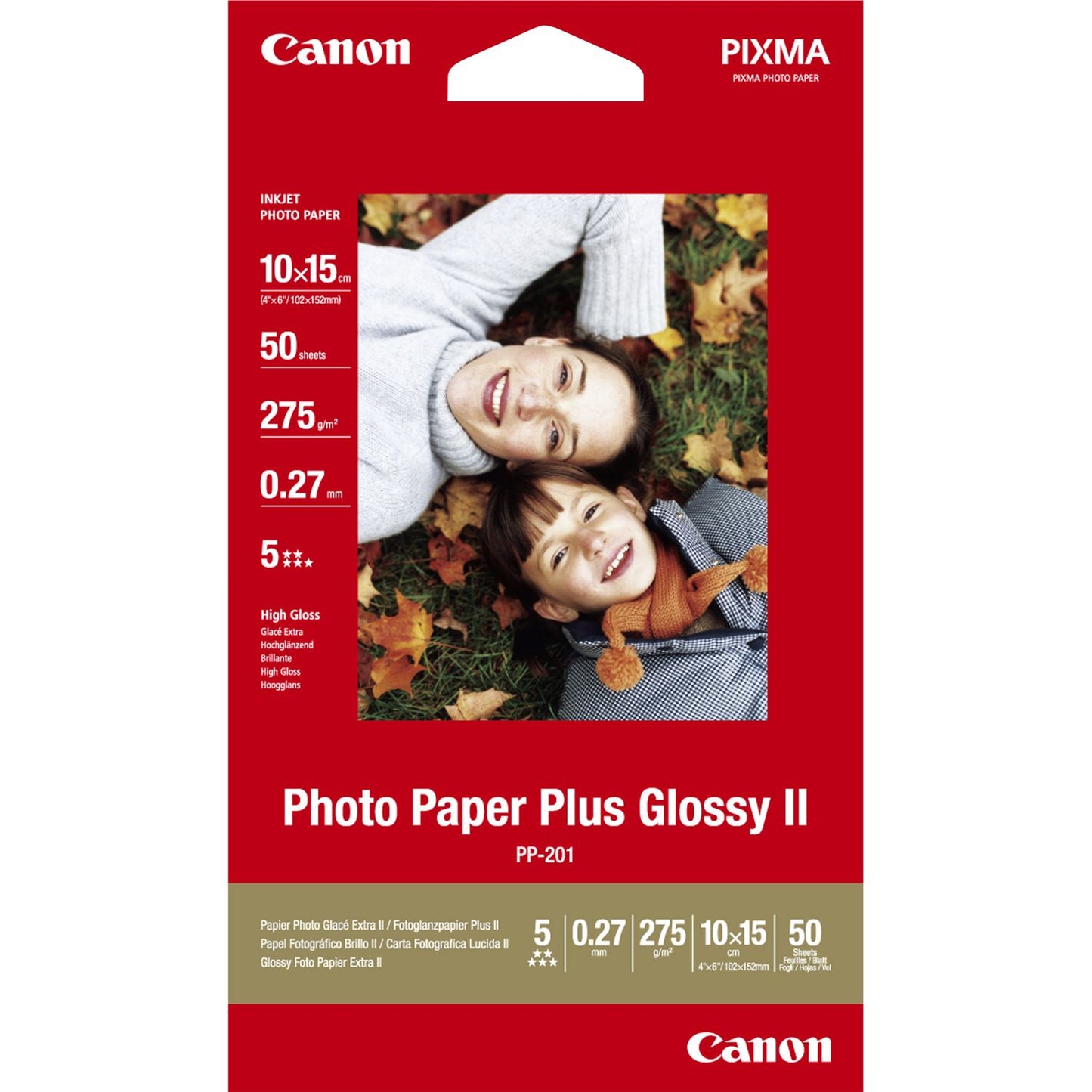 CANON 2311B003 PHOTO PAPER 4 X 6 50 SHTS