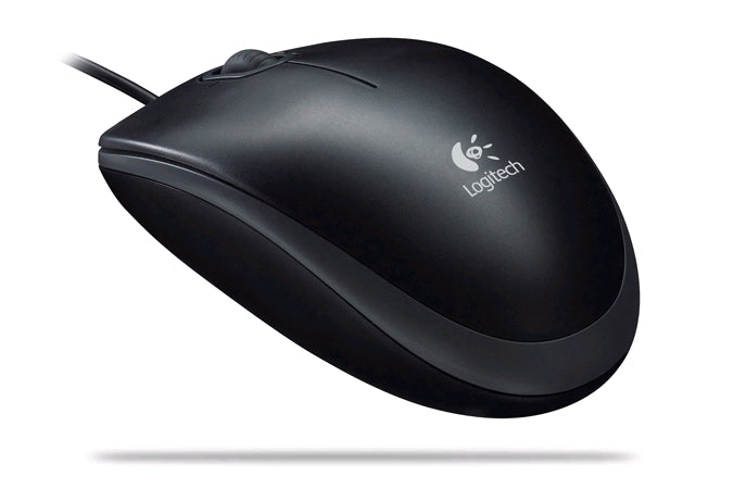 Original Logitech B100 Optical USB Mouse 910-003357
