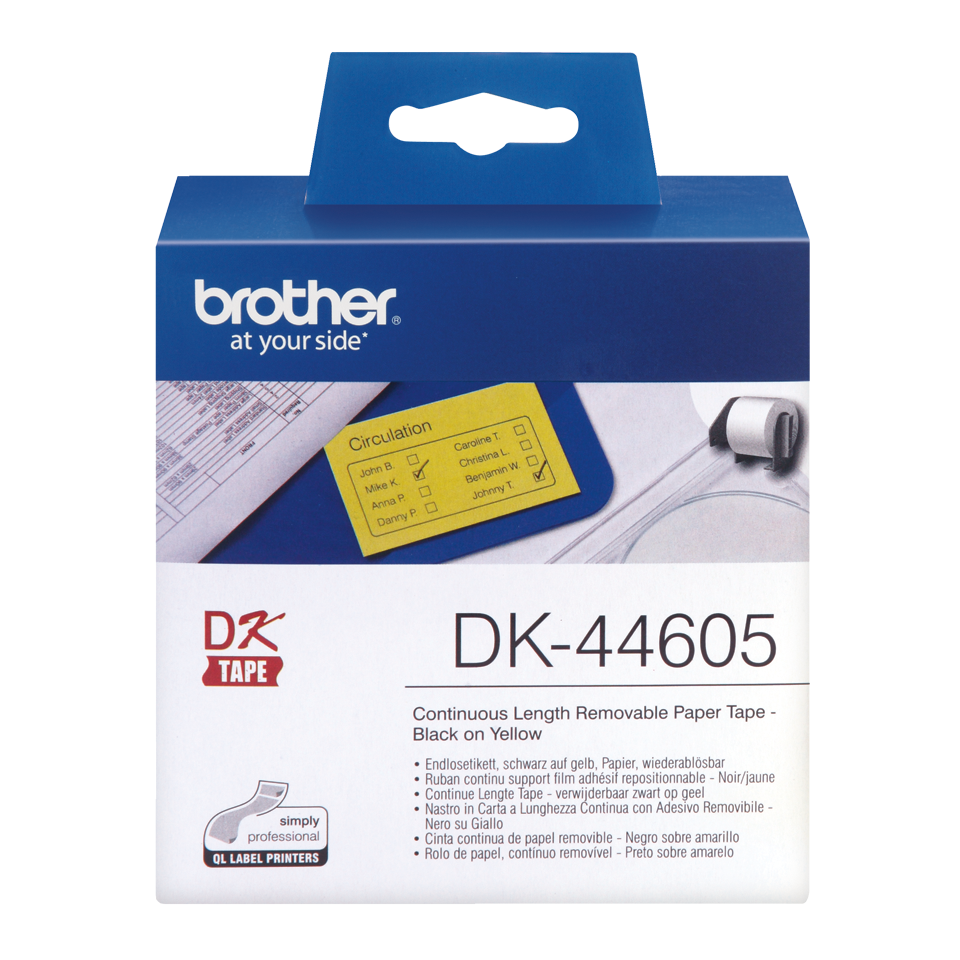 Brother DK44605 PTouch 62mm x 30.48m