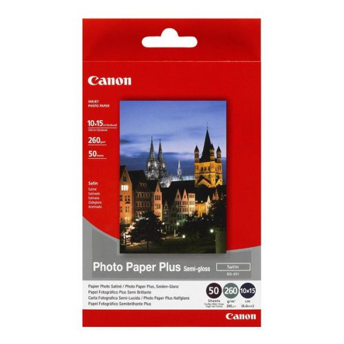 Canon SG-201 Semi Glossy Photo Paper 10cm x 15cm (Pack 50) - 1686B015