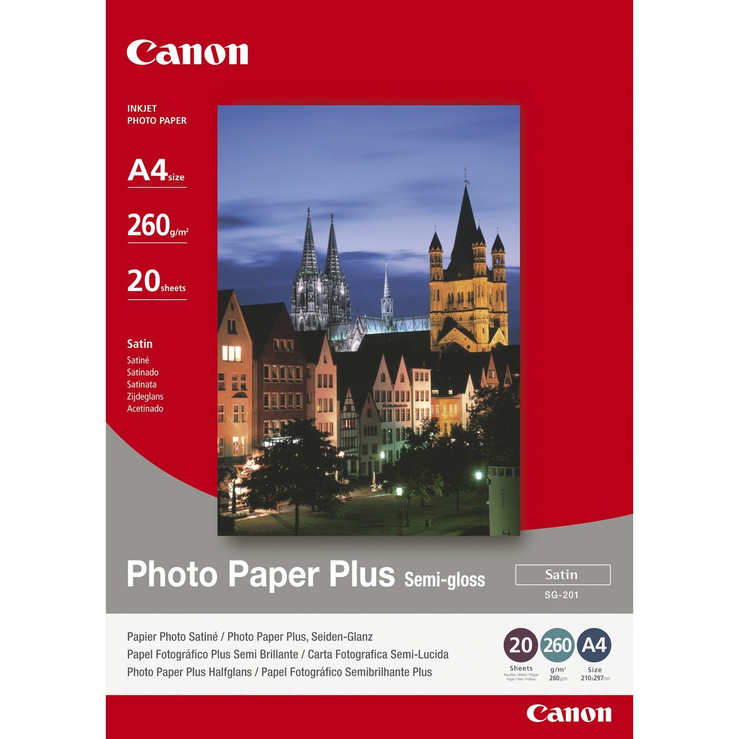 CANON 1686B021 SG PHOTO PAPER A4 20 SHTS