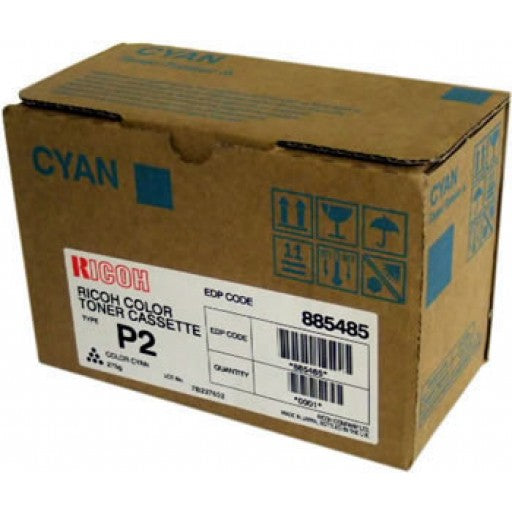 Original Ricoh Aficio 2232 P2 Cyan Toner 885485 888238