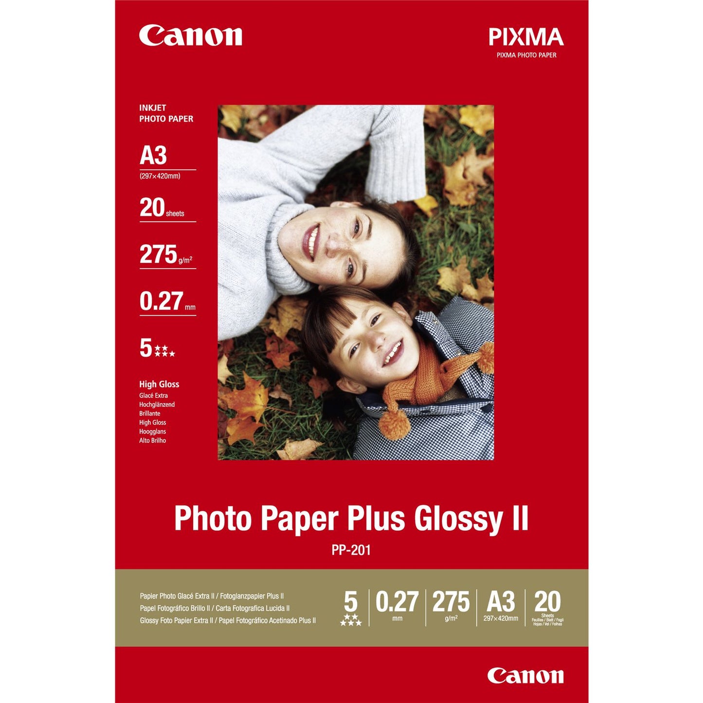 CANON 2311B020 PP201 A3 PAPER 20 SHTS