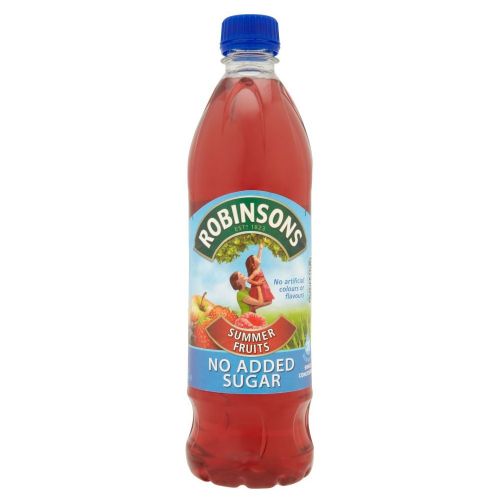 Robinsons Summer Fruits No Added Sugar Sqash 1 Litre (Pack 12) - 0402017