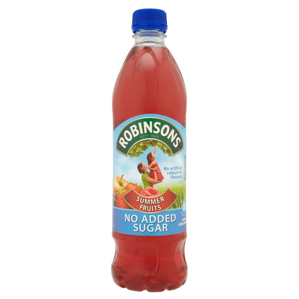 Robinsons Summer Fruits No Added Sugar Sqash 1 Litre (Pack 12) - 0402017
