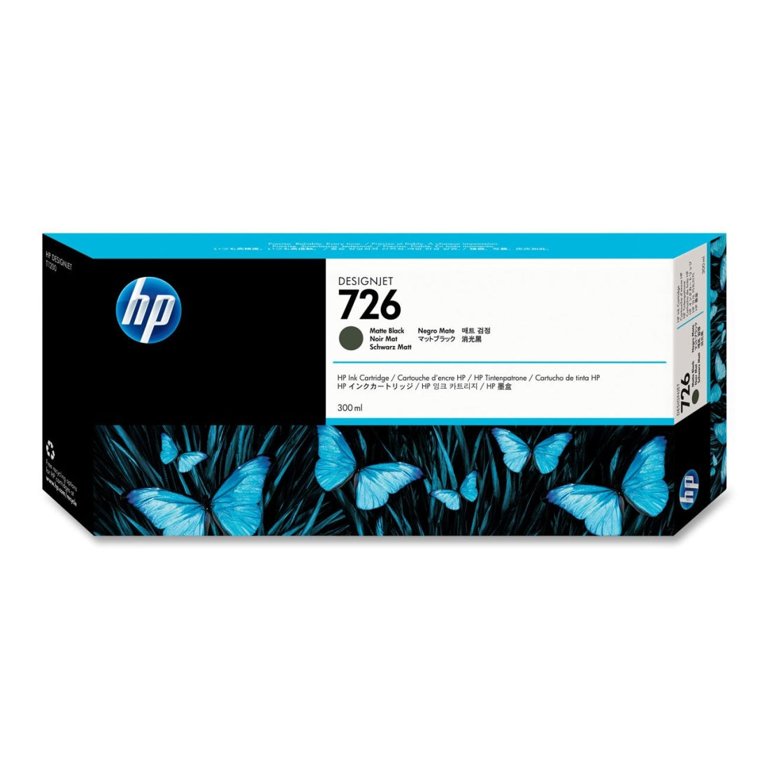 HP CH575A No 726 Matte Black Ink 300 ML