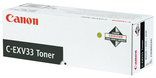 Original Canon 2785B002 C-EXV33BK Black 14600 Pages Original Toner