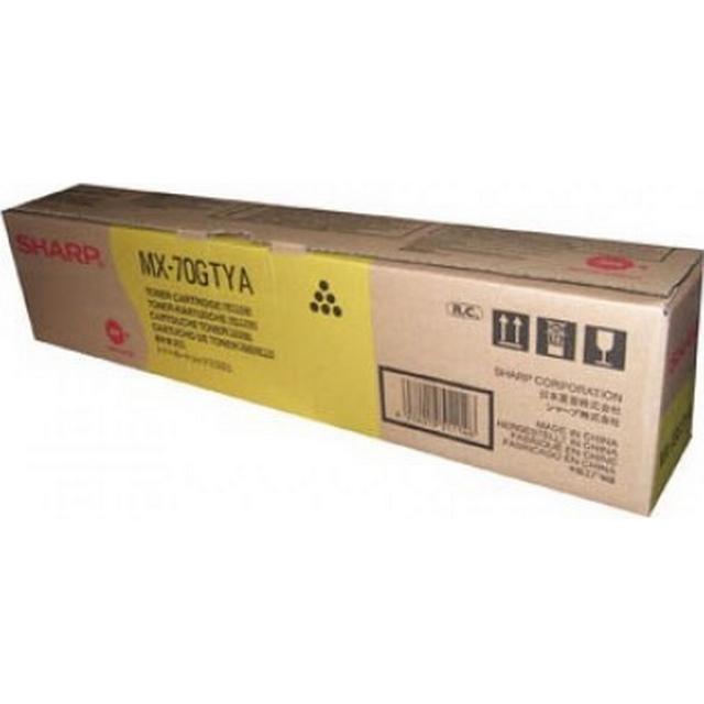 Original Sharp MX-70GTYA Yellow 30000 Pages Original Toner