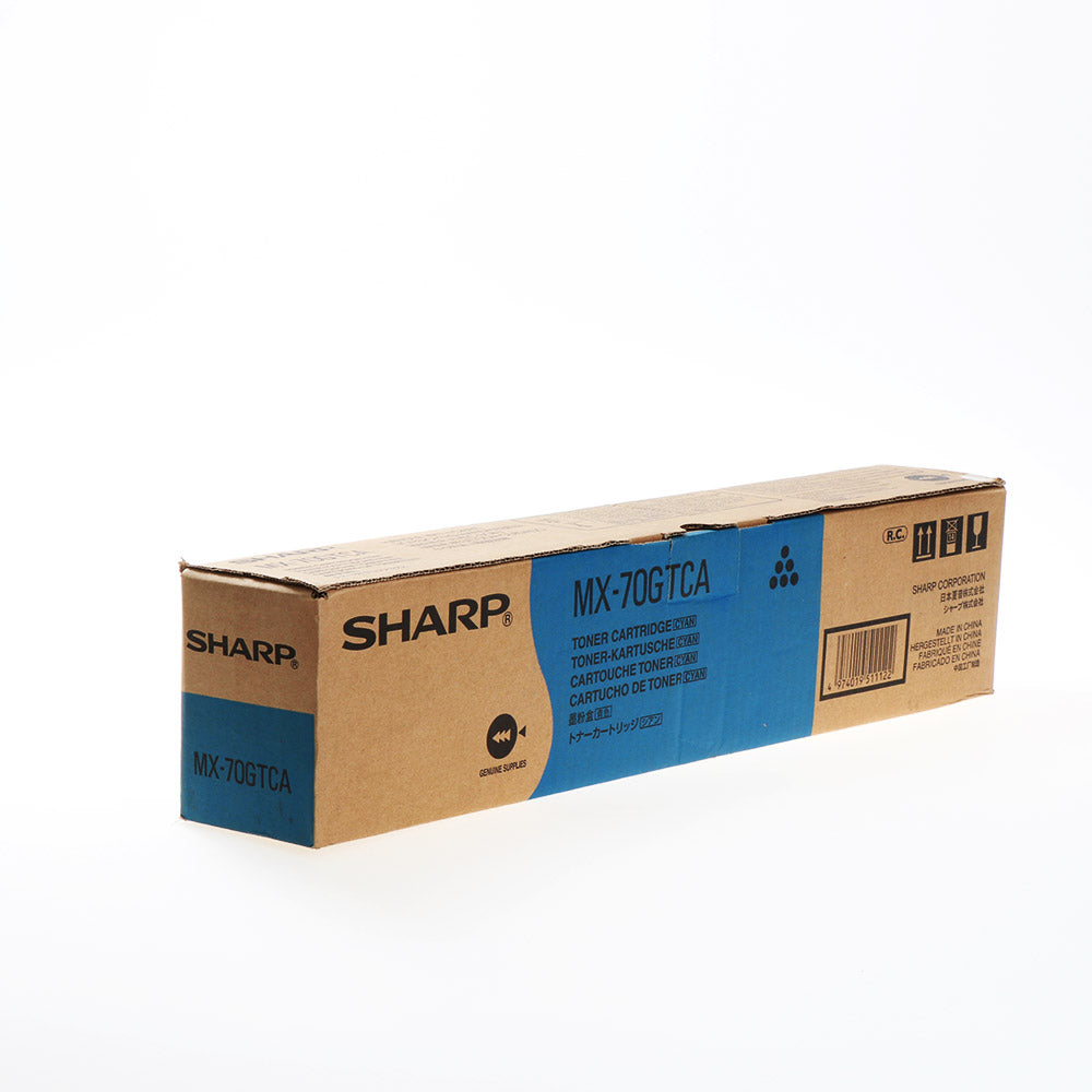 OEM Sharp MX-70GTCA Cyan 30000 Pages Original Toner