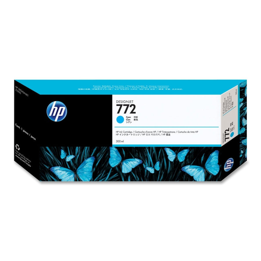 HP CN636A No 772 Cyan Ink 300 Ml