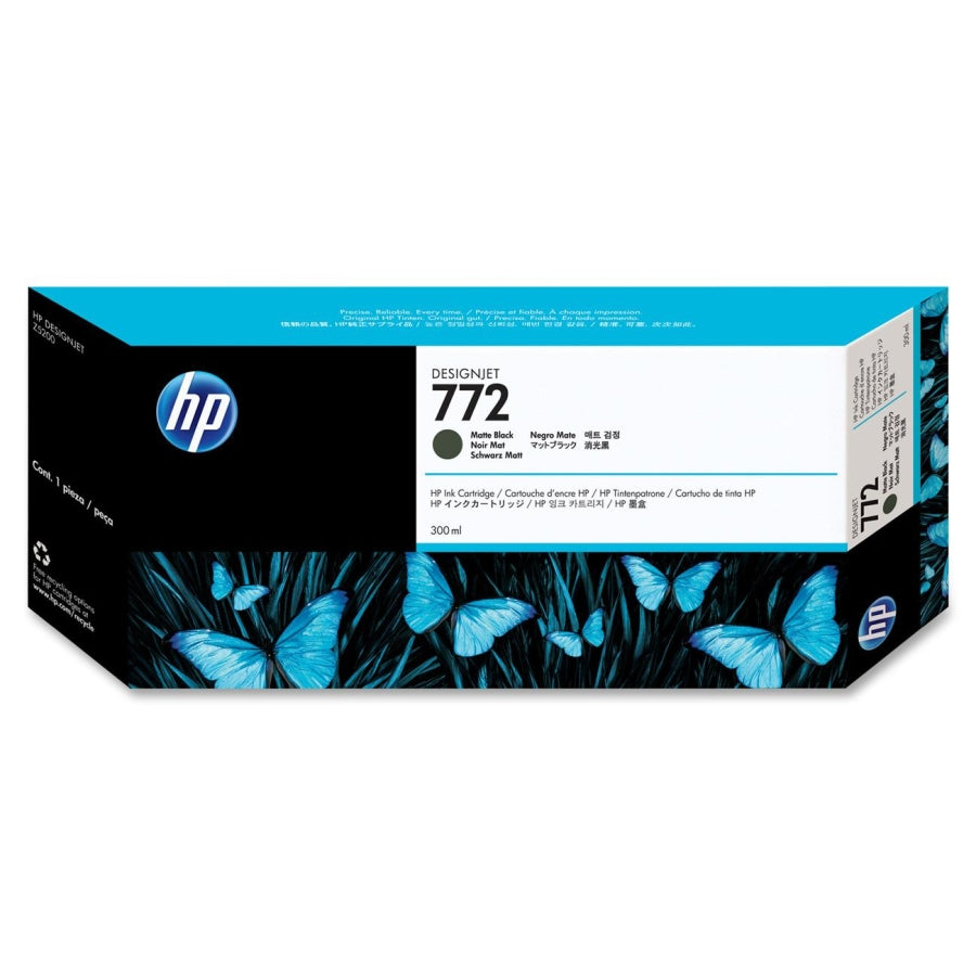 HP CN635A No 772 Matte Black Ink 300 Ml