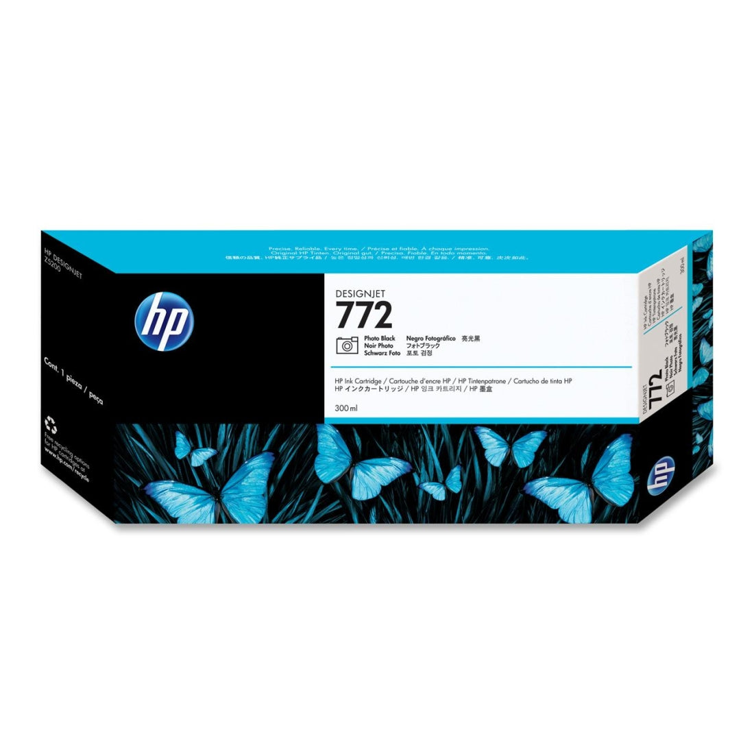 HP CN633A No 772 Photo Black Ink 300 Ml