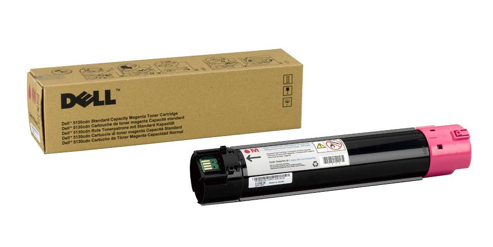 Original Dell 5130 Std Cap Magenta Toner 593-10927 6000 Pages Original Toner