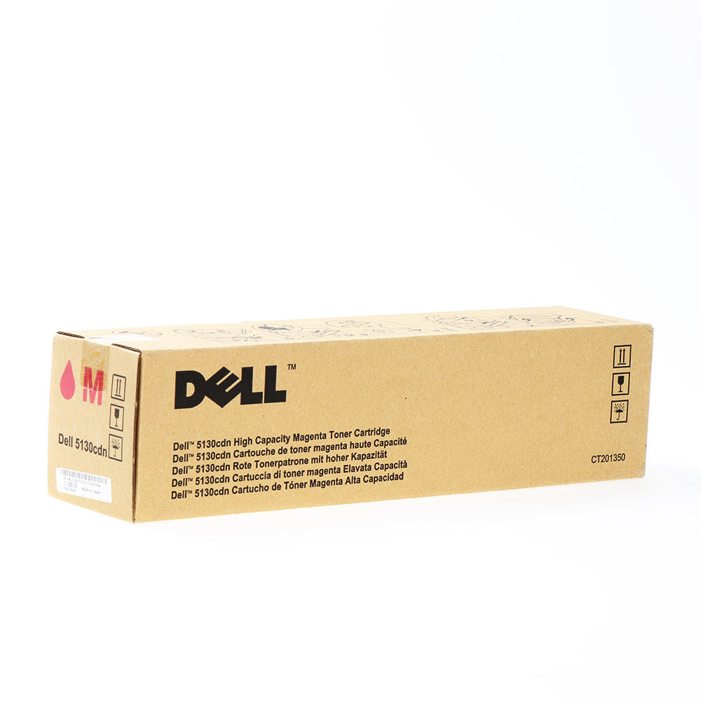Original Dell 5130 Hi Cap Magenta Toner 593-10923 12000 Pages Original Toner