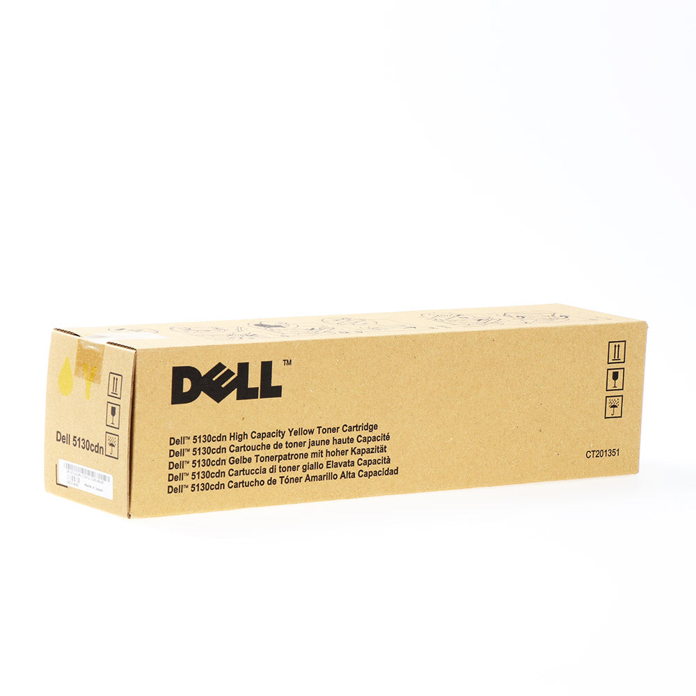 Original Dell 5130 Hi Cap Yellow Toner 593-10924 12000 Pages Original Toner
