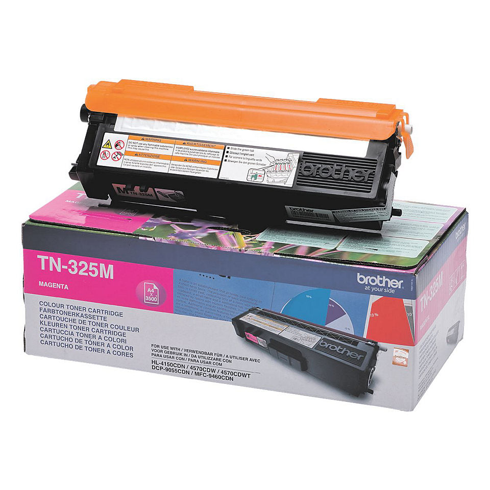 Original Brother TN325M Magenta 3500 Pages Original Toner