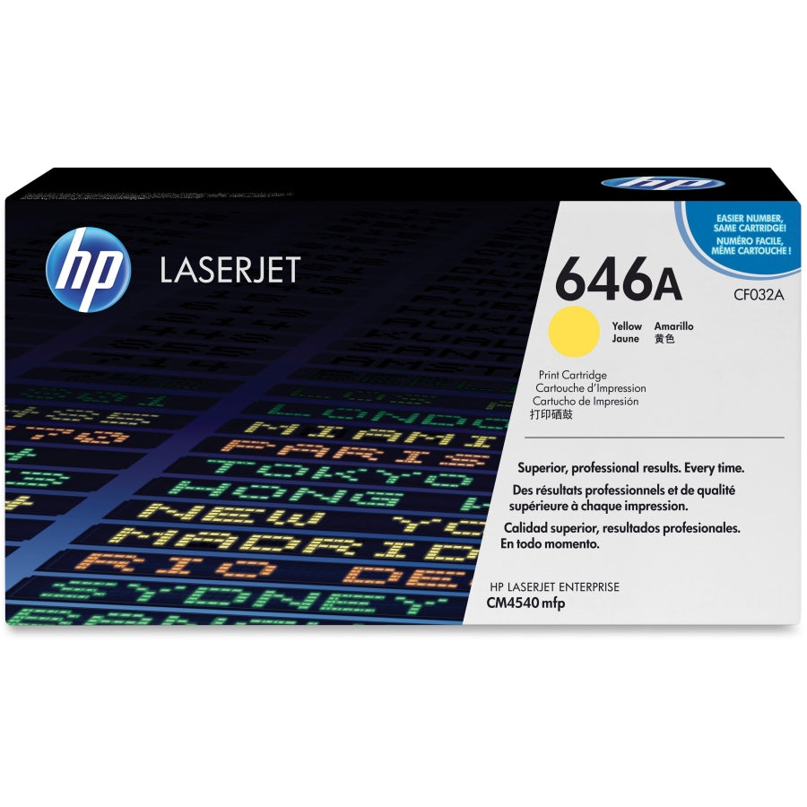 OEM HP CF032A (646A) Yellow Toner