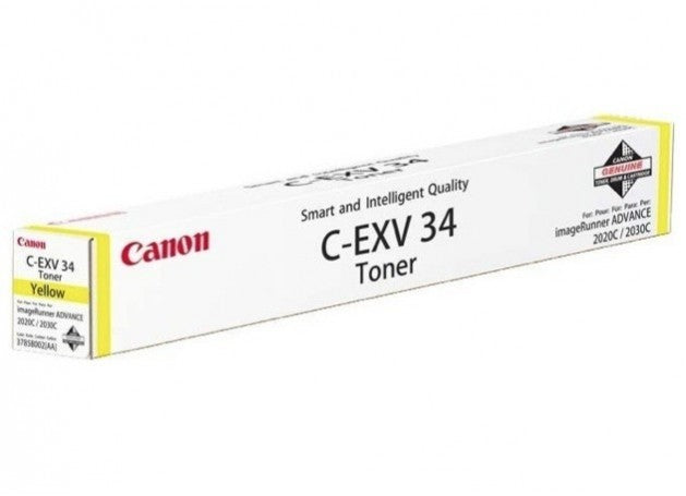 OEM Canon CEXV34 Yellow Toner Ctg 3785B002AA