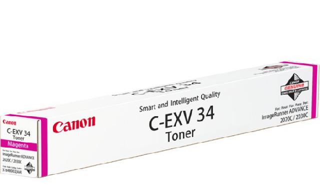 OEM Canon CEXV34 Magenta Toner Ctg 3784B002AA