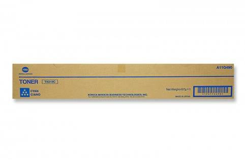 Original Konica Minolta A11G450 TN319C Cyan Toner