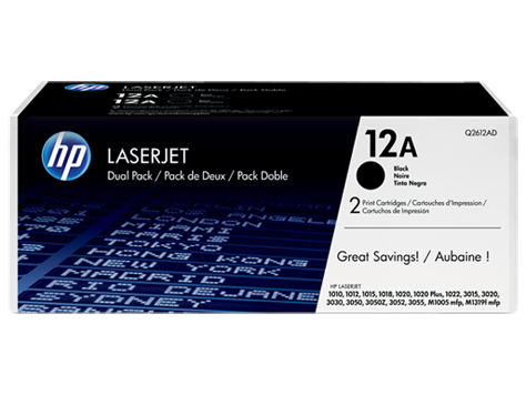 HP Q2612AD BLK LAS TONER 1015 1010 TWIN