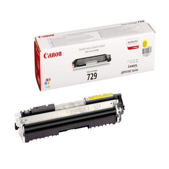 Original Canon 4367B002 (729 Y) Toner Yellow 1000 pages