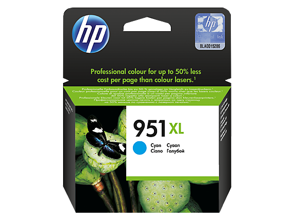 Original HP 951XL High Yield Cyan 1500 Pages Original Ink CN046AE