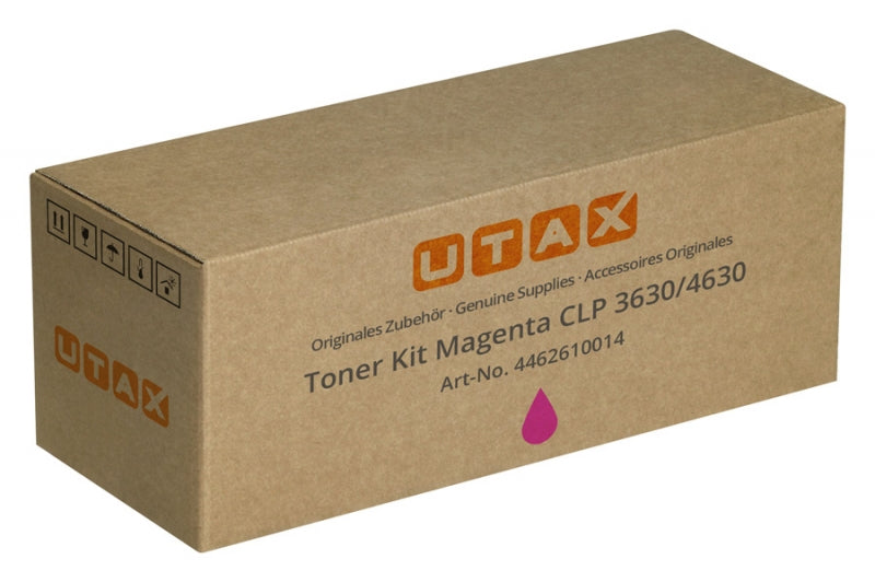 Original Utax CLP3626 Magenta Toner Ctg 4462610014