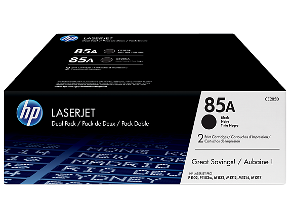 HP CE285AD P1102 BLACK TONER TWIN PACK
