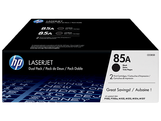 HP CE285AD P1102 BLACK TONER TWIN PACK