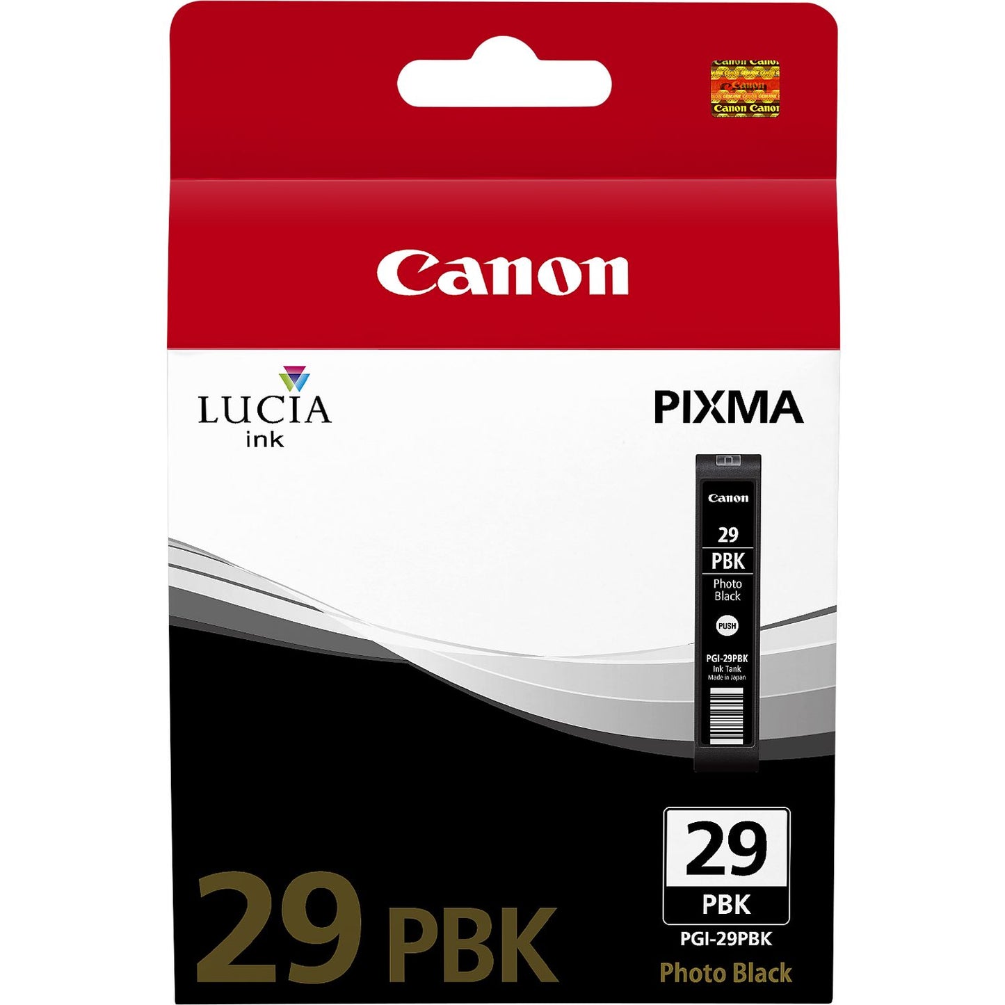 Original Canon 4869B001 PGI-29PBK Ink Cartridge Photo Black 1.3K Pages 1300 Photos 36ml