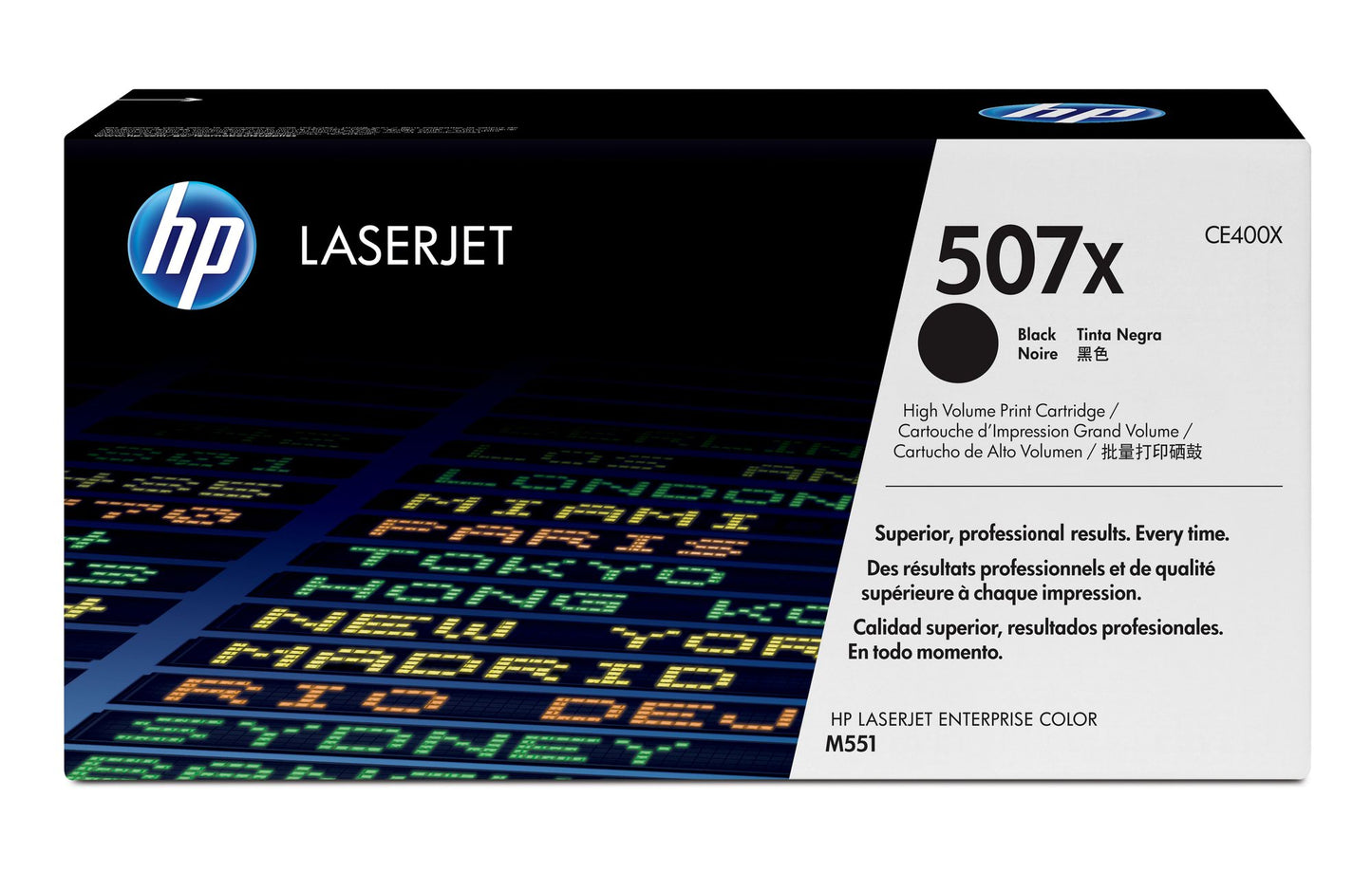 HP CE400X BLACK TONER 507X