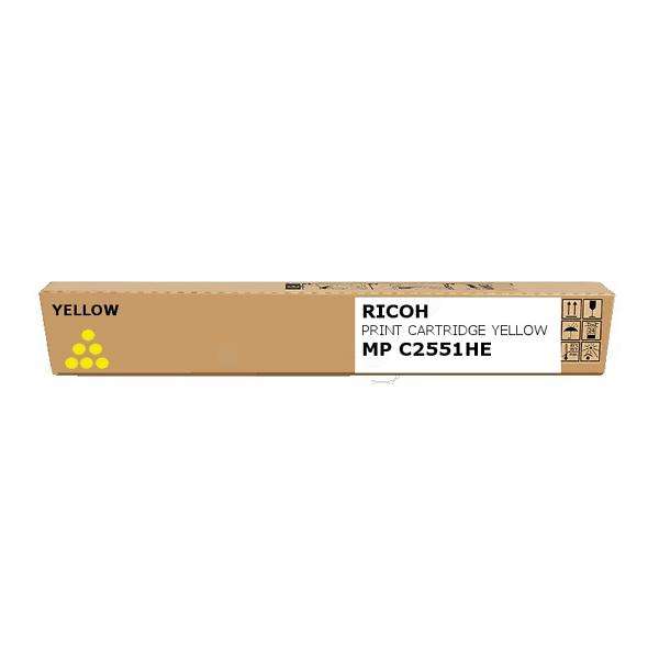 Original Ricoh MPC2551 Yellow Toner 842062 841507