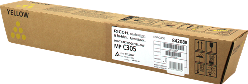 Original Ricoh MPC305E Yellow Toner Ctg 842080