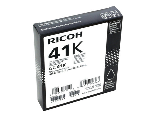 Original Ricoh SG2100 Black Gel Ink Hi Yld GC41K  405761