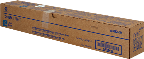 Original Konica Minolta Bizhub C224 Cyan Toner  TN321C A33K450